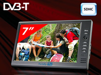 Portally-TV 7"-Mediaplayer mit DVB-T & SDHC-Videorecorder(refurbished)